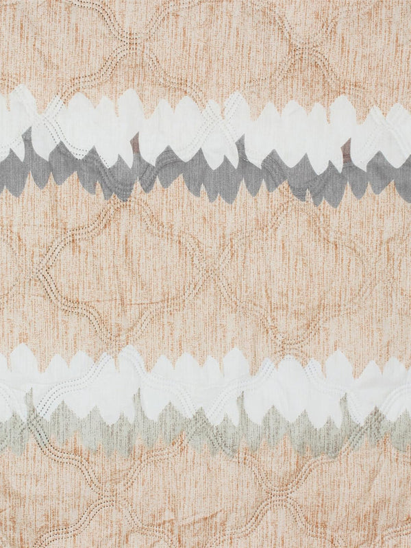 Grey Abstract Patterned 150 Gsm Reversible Ac Comforter