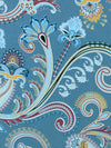 Blue Paisley Patterned 150 Gsm Reversible Ac Comforter