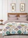 Multicolor Ethnic Motifs Patterned 150 Gsm Reversible Ac Comforter