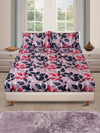 Multicolor Floral PATTERNED 144 TC QUEEN BEDSHEET WITH 2 PILLOW COVERS
