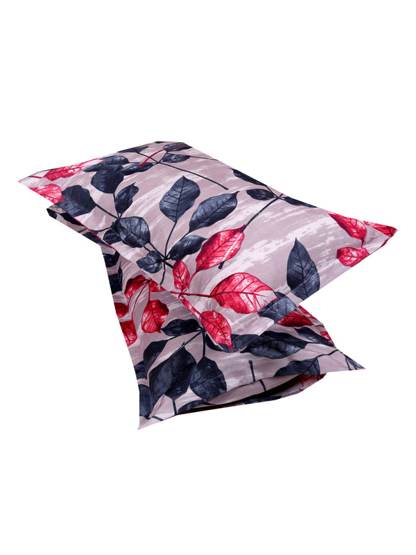 Multicolor Floral PATTERNED 144 TC QUEEN BEDSHEET WITH 2 PILLOW COVERS