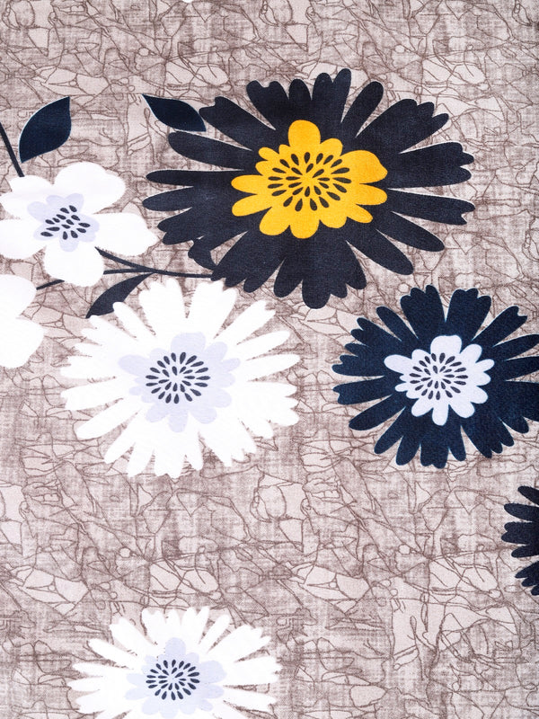 Multicolor Floral PATTERNED 144 TC QUEEN BEDSHEET WITH 2 PILLOW COVERS