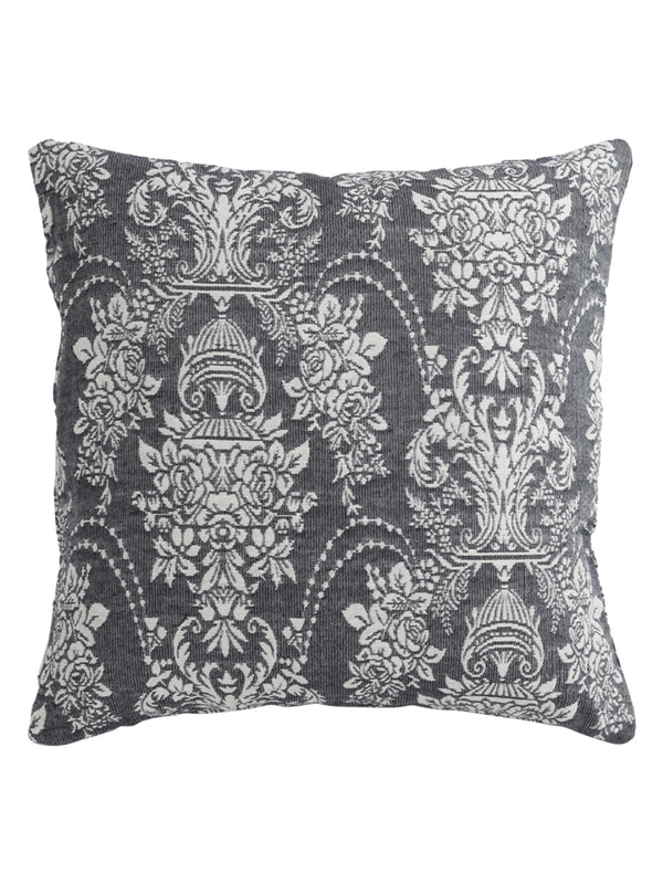 Grey Set of 5 Ethnic Motifs Patterned Polycotton Square Cushion Covers
