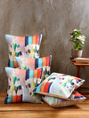 Multicolor Set of 5 Cushion Covers