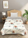 White & Grey Cotton Double Bed Dohar