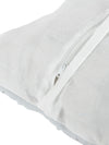 White & Red Set of 5 Laser cut Patterned Polyester Square Cushion Covers