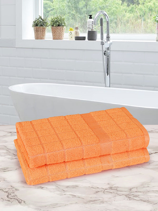 Set of 2 Kesari Solid Microfiber Towels