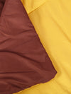 Solid 200 GSM Reversible AC Comforter for Double Bed - Brown & Yellow