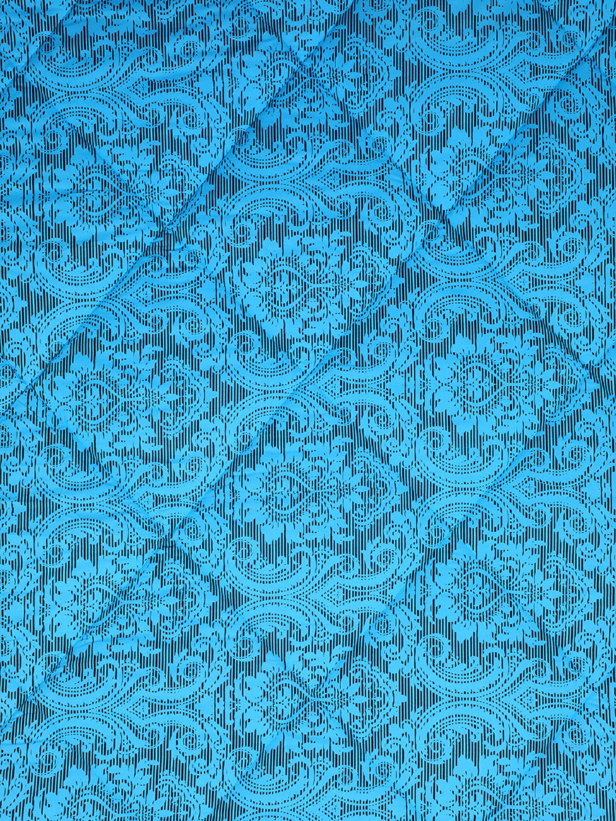 Romee Blue Ethnic Motifs Patterned 250 Gsm Reversible Ac Comforter