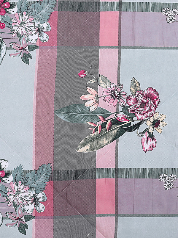 Multicolor Floral Patterned 200 GSM Reversible AC Comforter