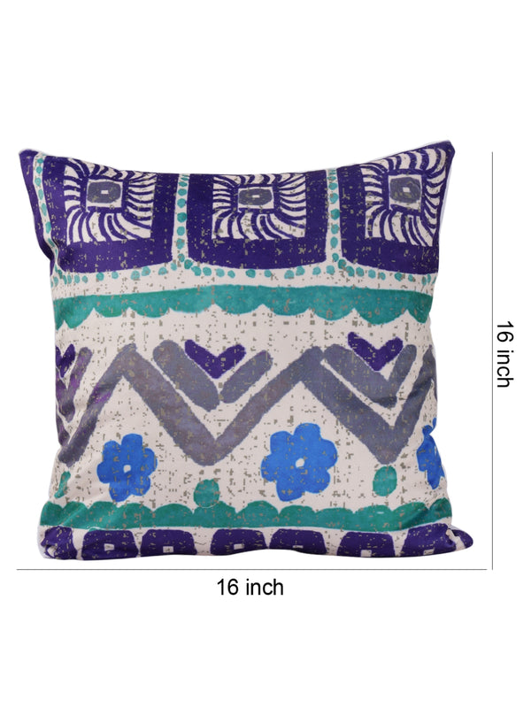 Blue & White Set of 5 Cushion Covers