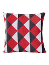 Red & White Set of 5 Cushion Covers