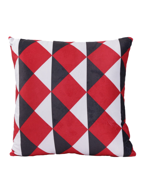 Red & White Set of 5 Cushion Covers