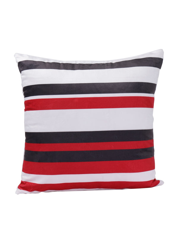 Red & White Set of 5 Cushion Covers