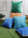 Blue & Green Set of 5 Cushion Covers