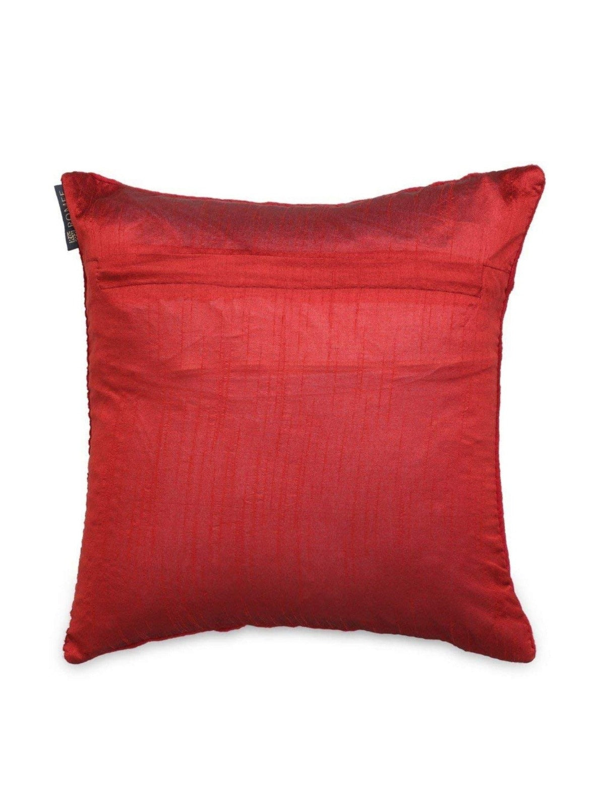 ROMEE Red Abstract Printed Cushion Covers Set of 5