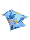 ROMEE Blue Floral 150 TC King Bedsheet with 2 Pillow Covers
