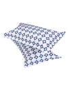 Blue & White Ethnic Motifs PATTERNED 144 TC QUEEN BEDSHEET WITH 2 PILLOW COVERS