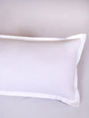 ROMEE White Solid 150 TC King Bedsheet with 2 Pillow Covers