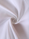 ROMEE White Solid 150 TC King Bedsheet with 2 Pillow Covers