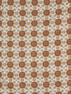 210 TC Beige & Gold Bedsheet with 2 Pillow Covers