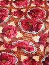 144 TC Red Bedsheet with 2 Pillow Covers