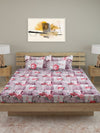 250 TC Multicolour Bedsheet with 2 Pillow Covers