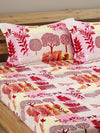 250 TC Multicolour Bedsheet with 2 Pillow Covers