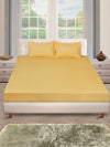 250 TC Gold Bedsheet with 2 Pillow Covers