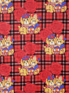 144 TC Red Double Bedsheet with 2 Pillow Covers