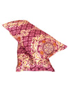 144 TC Maroon & Yellow Double Bedsheet with 2 Pillow Covers