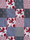 Multicolor Floral Patterned 144 TC Queen Bedsheet with 2 Pillow Covers