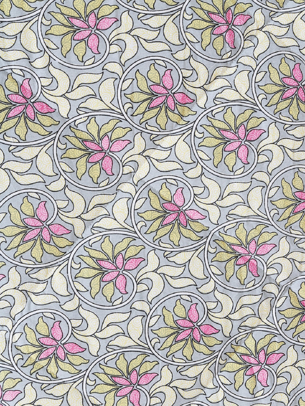 Jaipuri Bedding Set Reversible AC Comforter with Bedsheet and 2 Pillow Covers, Blue