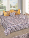 Multicolor Bedding Set 1 Bedsheet with 2 Pillow Covers , 1 Quilt/Blanket
