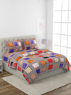 Multicolor Bedding Set 1 Bedsheet with 2 Pillow Covers , 1 Quilt/Blanket