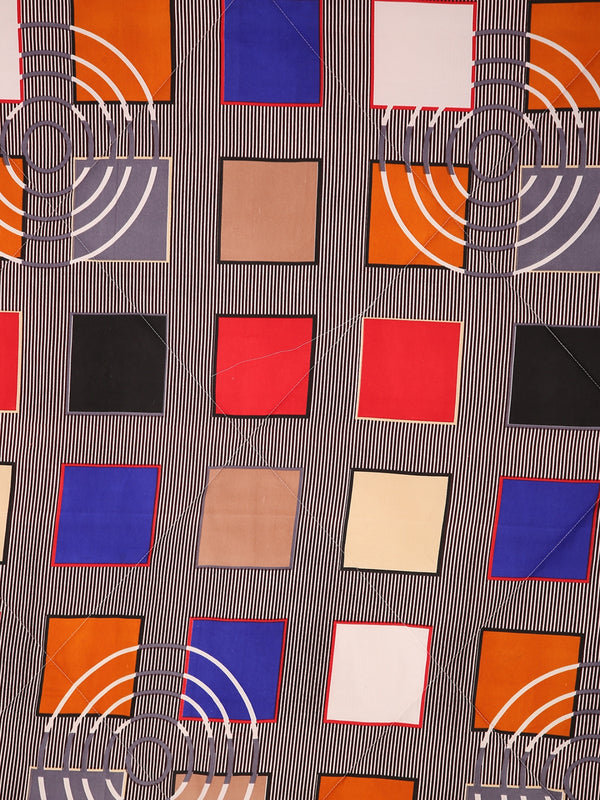 Multicolor Bedding Set 1 Bedsheet with 2 Pillow Covers , 1 Quilt/Blanket