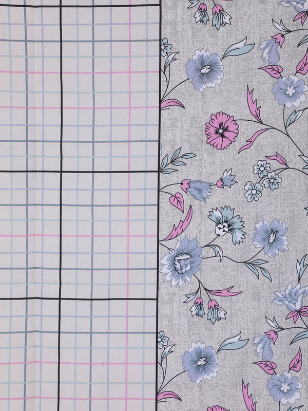 Multicolor Bedding Set 1 Bedsheet with 2 Pillow Covers , 1 Quilt/Blanket