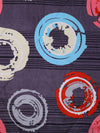 Violet Circle Patterned King Size Cotton Bedding Set