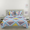 Multicolor 6 Pcs Geometric Patterned 210 GSM Bedding Set