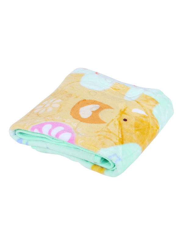 Blue AC Room 300 GSM Baby Blanket Mink Microfiber Wool