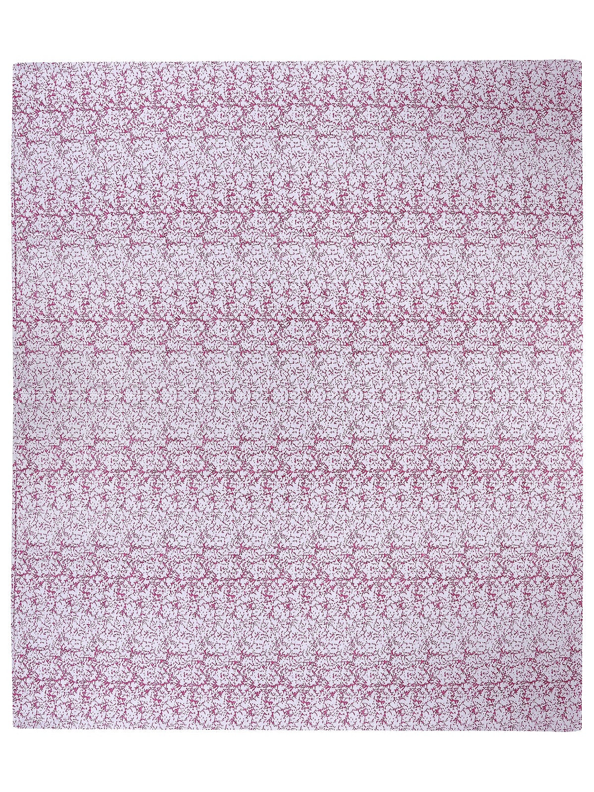 Romee Pink Abstract Patterned Double Bed Cover With 2 Pillow Covers