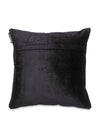 Black Set of 5 Velvet 16 Inch x 16 Inch Cushion Covers