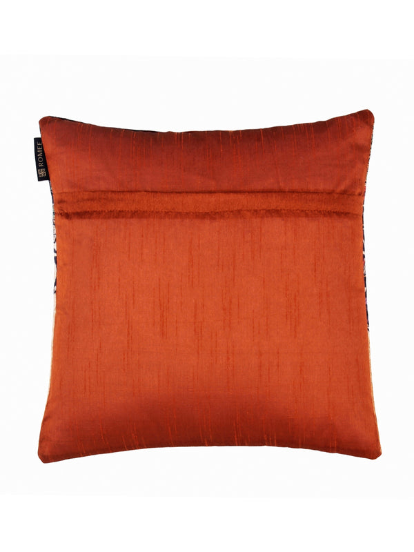 Soft Velvet Floral Print Throw Pillow/Cushion Covers Set of 5, 16x16 inches - Multicolor