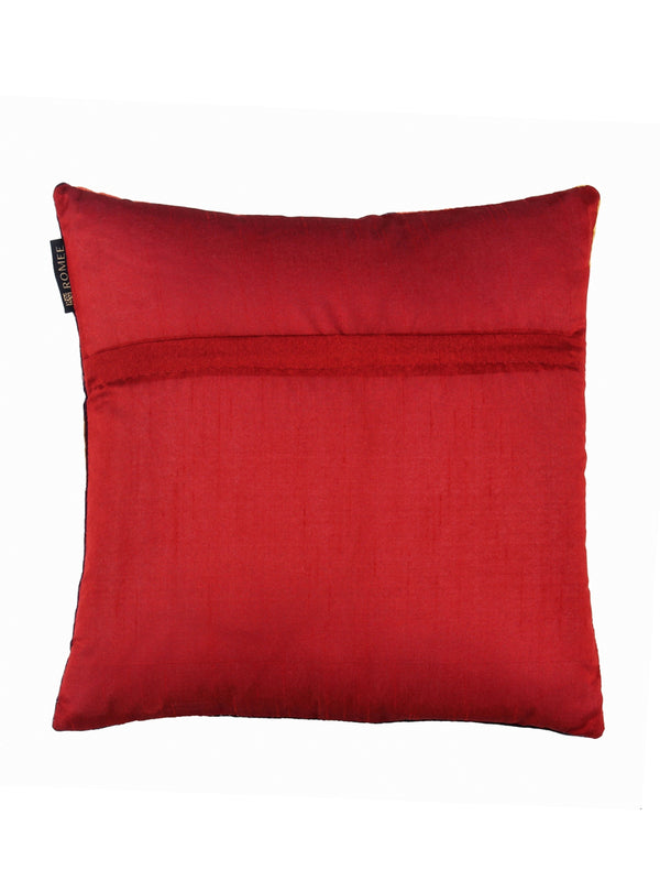 Soft Velvet Abstract Print Throw Pillow/Cushion Covers Set of 5, 16x16 inches - Multicolor