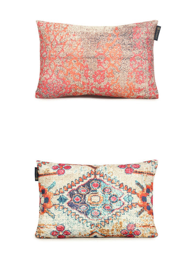 ROMEE Multicolor Ethnic Motifs Printed Cushion Covers Set of 2