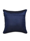 Soft Chenille Fabric Albert Plain Cushion Covers 16 inch x 16 inch, Set of 5 - Blue