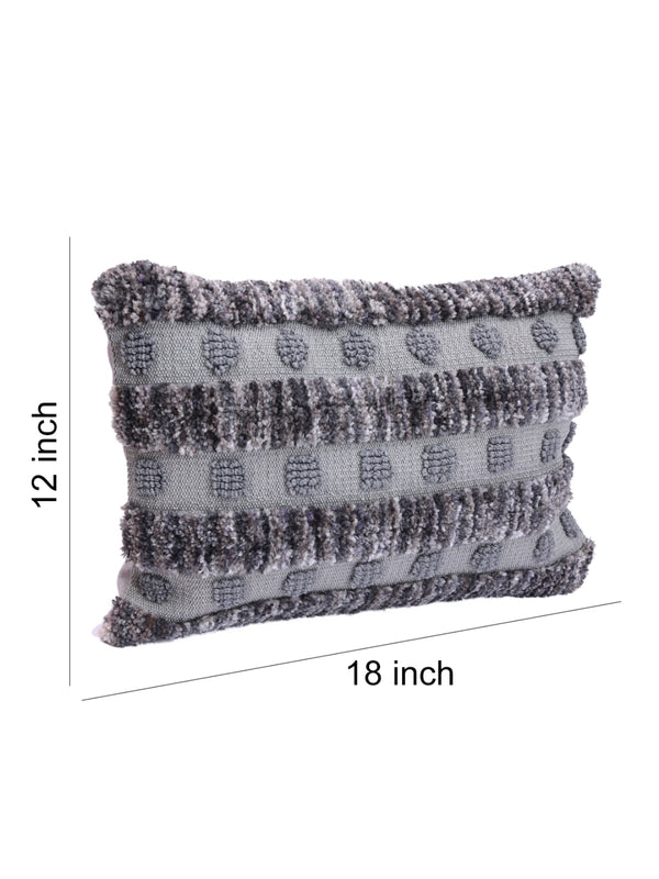 Grey Set of 2 Cushion Covers