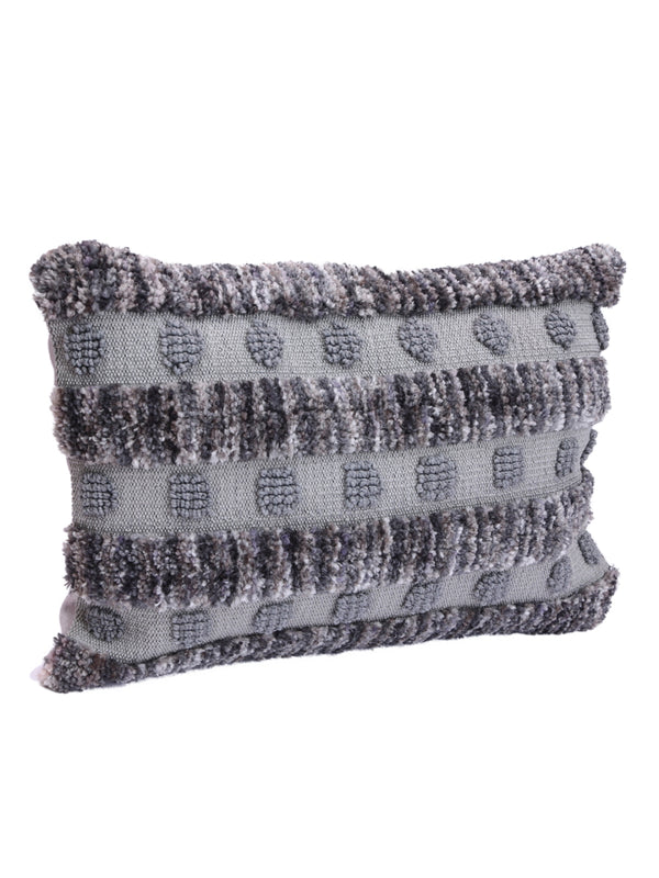 Grey Set of 2 Cushion Covers