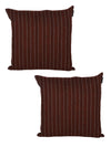 Coffee Brown Set of 2 Cushion Covers 24x24 Inch