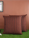 Coffee Brown Set of 2 Cushion Covers 24x24 Inch